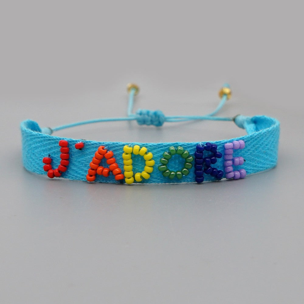Wholesale South American Ethnic Style Glass Bracelet